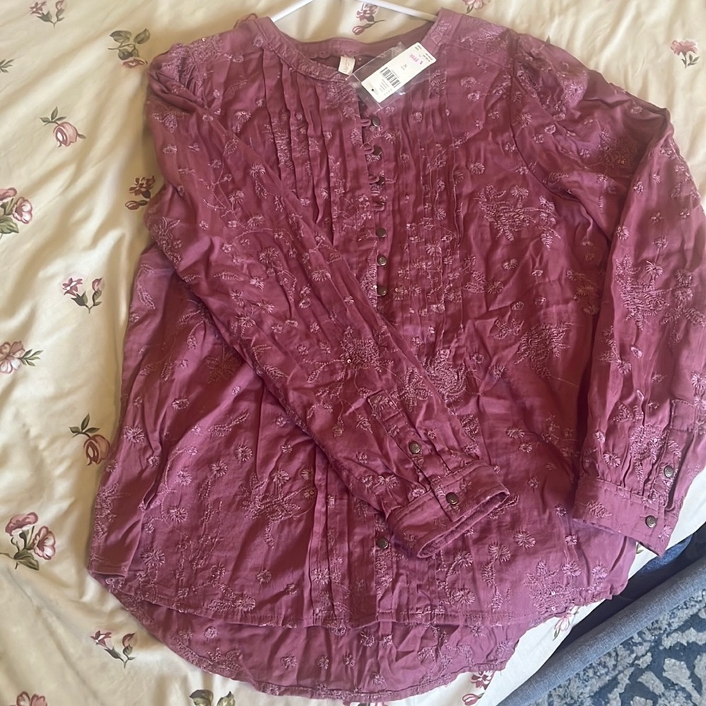 Pink/rose brand new top with tags